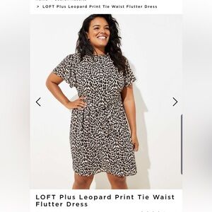 Loft Plus Leopard Tie Waist Dress, size 18
Bundle Deal 3/$20